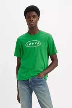 Футболка Levis Levi's, зеленый