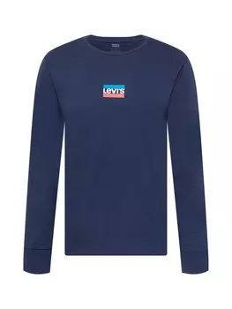 Футболка LEVIS LS STD GRAPHIC TEE MULTI-COLOR, лазурь/горечавка