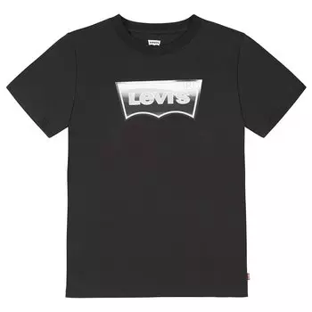 Футболка Levis Mirror Effect Teen Short Sleeve Round Neck, черный