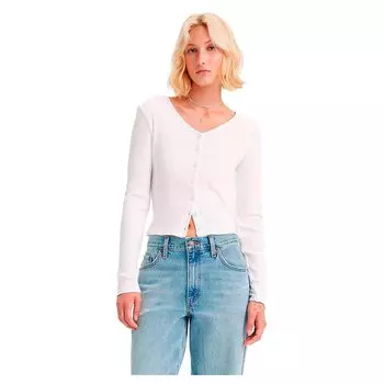 Футболка Levis Monica Long Sleeve Round Neck, белый