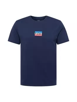 Футболка LEVIS, морской синий/небесно-голубой