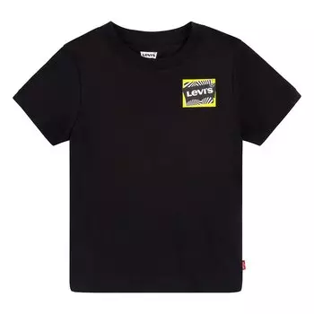 Футболка Levis Multi Hit Illusion Logo Short Sleeve Round Neck, черный