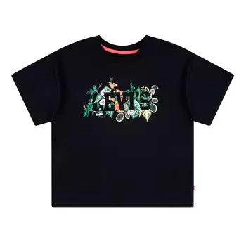 Футболка Levis Oversized Tropical Short Sleeve Round Neck, черный