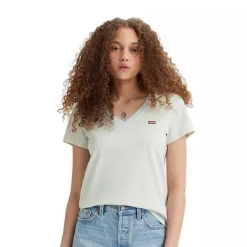 Футболка Levis Perfect V Neck, зеленый