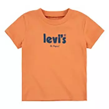 Футболка Levis Poster Logo Original Short Sleeve Round Neck, оранжевый