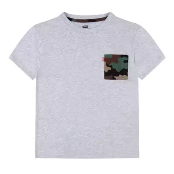 Футболка Levis Stay Loose Camo Pocket Short Sleeve Round Neck, серый