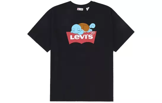 футболка Levis унисекс, черный