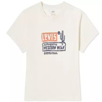 Футболка Levis Vintage Clothing Western Print Graphic Classic, светло-кремовый