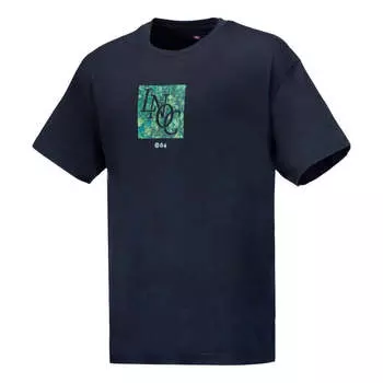 Футболка Li-Ning Graphic Printed Short Sleeves T-Shirt 'Black Green', черный