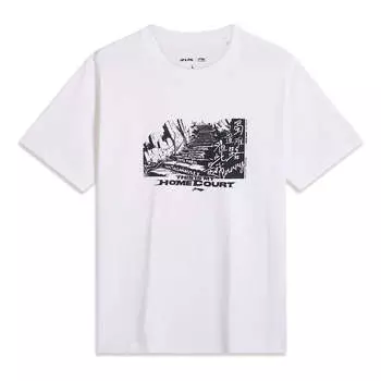 Футболка Li-Ning x LPL League of Legends Graphic T-shirt 'White Black', белый
