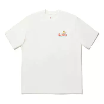 Футболка Li-Ning x Phil Hackett Graphic T-shirt 'Beige', бежевый