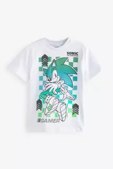 Футболка Licensed sonic Gaming (от 3 до 16 лет) Next, белый