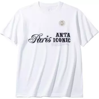 Футболка Life Collection мужская снежинка белая Anta, цвет Snowflake White