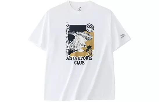 Футболка Life Collection мужская снежинка белая Anta, цвет Snowflake White