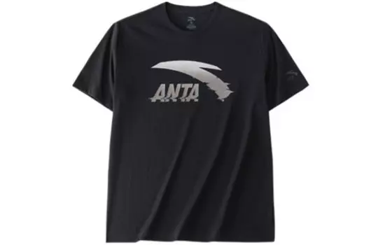 Футболка Life Collection Unisex Base Black-Silver Anta, черный