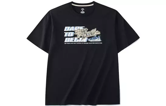 Футболка Life Collection унисекс черная Anta, черный