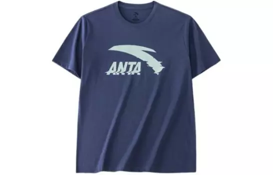 Футболка Life Collection унисекс лазурно-голубая Anta, голубой