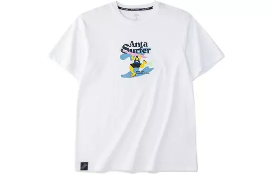 Футболка Life Collection унисекс снежинка белая Anta, цвет Snowflake White