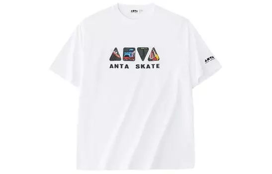 Футболка Life Collection унисекс снежинка белая Anta, цвет Snowflake White