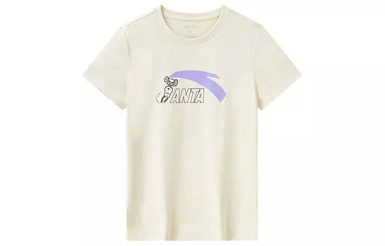 Футболка Life Collection женская бежевая Anta
