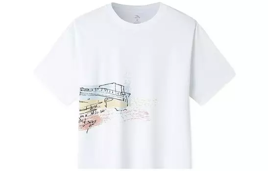 Футболка Life Collection женская снежинка белая Anta