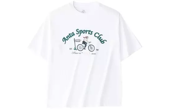 Футболка Life Collection женская снежинка белая Anta
