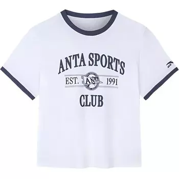 Футболка Life Collection женская снежинка белая Anta