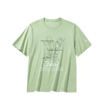 Футболка Life Collection женская Yuanli зеленая Anta