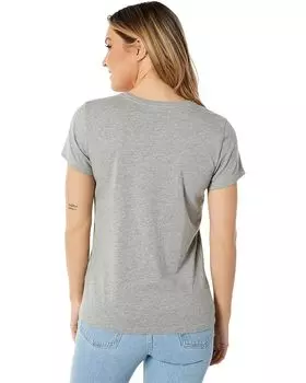 Футболка Life is Good American Heart Crusher Tee, цвет Heather Gray