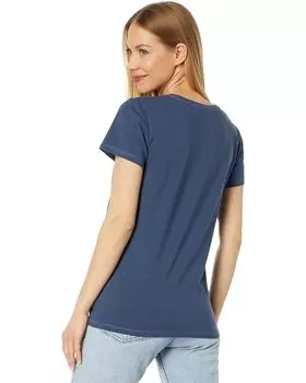 Футболка Life is Good Cat In The Hat Van Go Short Sleeve Crusher Tee, цвет Darkest Blue