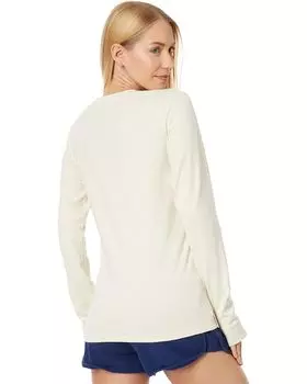 Футболка Life is Good Lighthouse Burst Long Sleeve Crusher Tee, цвет Putty White