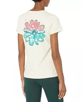 Футболка Life is Good Spring Daisycape Short Sleeve Crusher Tee, цвет Putty White