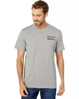 Футболка Life is Good The Cat Scratch Golfer Tee, цвет Heather Gray