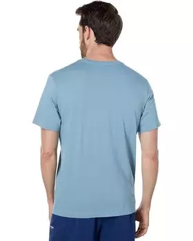 Футболка Life is Good Three Stripe Flag Crusher Tee, цвет Smoky Blue