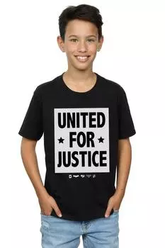Футболка «Лига справедливости United For Justice» DC Comics, черный