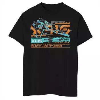 Футболка Lightyear Boys 8-20 XL-15 от Disney/Pixar, разработанная с учетом точных характеристик футболки с рисунком Базза Лайтера Licensed Character
