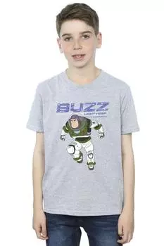 Футболка Lightyear Buzz Jump To Action Disney, серый