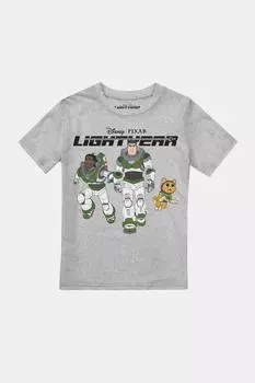 Футболка Lightyear Squad для мальчиков Disney, серый