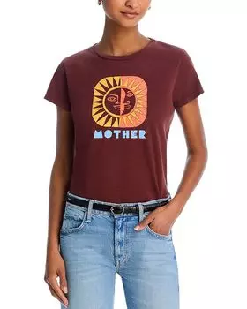 Футболка Lil Sinful MOTHER, коричневый