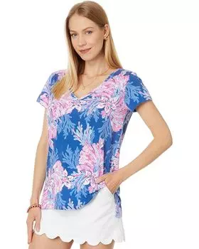 Футболка Lilly Pulitzer Meredith Tee, цвет Multi For The Fans