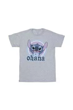 Футболка «Лило и Стич Оана» с круглым вырезом Disney, серый