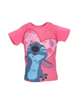Футболка Lilo & Stitch, розовый