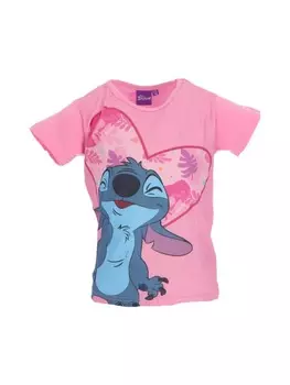 Футболка Lilo & Stitch, розовый