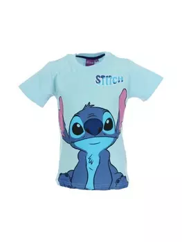 Футболка Lilo & Stitch, светло-синий