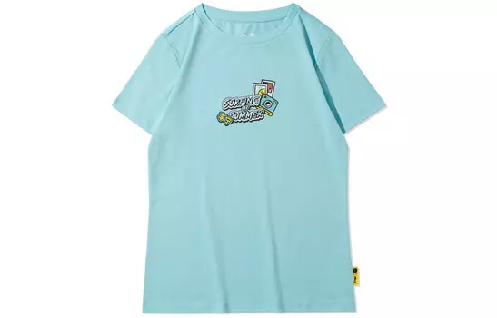 Футболка Line Friends X Sports Fashion Collection женская синяя Lining