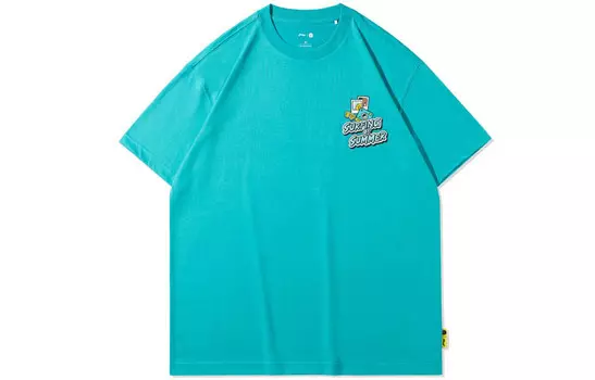 Футболка Line Friends X Sports Fashion Collection унисекс зеленая Lining, зеленый