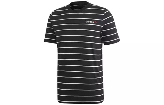 Футболка LINEAR STRIPE мужская черная Adidas Originals, черный