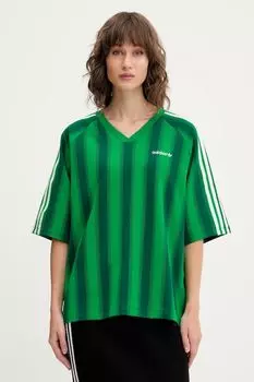 Футболка Linear Tee Adidas Originals, зеленый