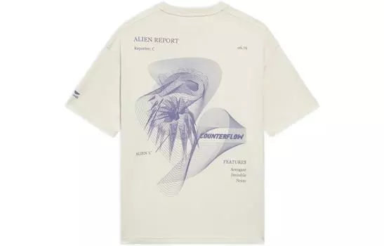 Футболка LiNing CF Tracing Sports Lifestyle Collection унисекс, цвет «костяной белый»