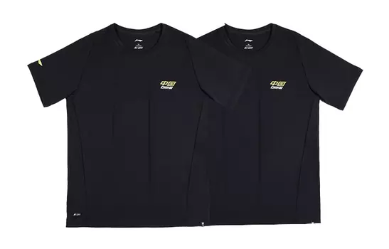 Футболка LiNing унисекс, 2 шт., черные